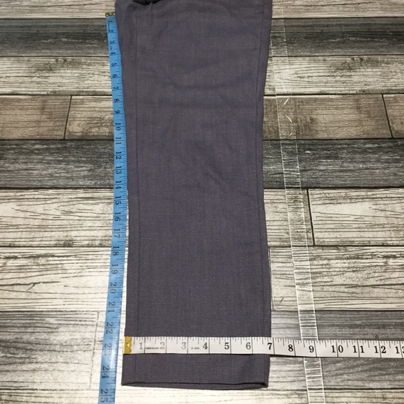 Elevenses Linen Tencel Straight Crop Pants Women’s 2 Gray (Inseam 24.5) - Picture 2 of 9